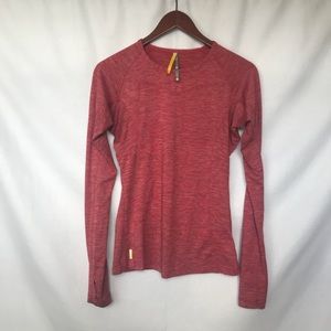 Lolë Long Sleeve Athletic Top - Red - Small